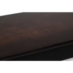 Gold Black Wooden Slim Hallway Console Table with Finial Legs - Furniture > Living Room