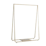 Gold Clothing Retail Shop Commercial Garment Display Rack - Furniture > Office
