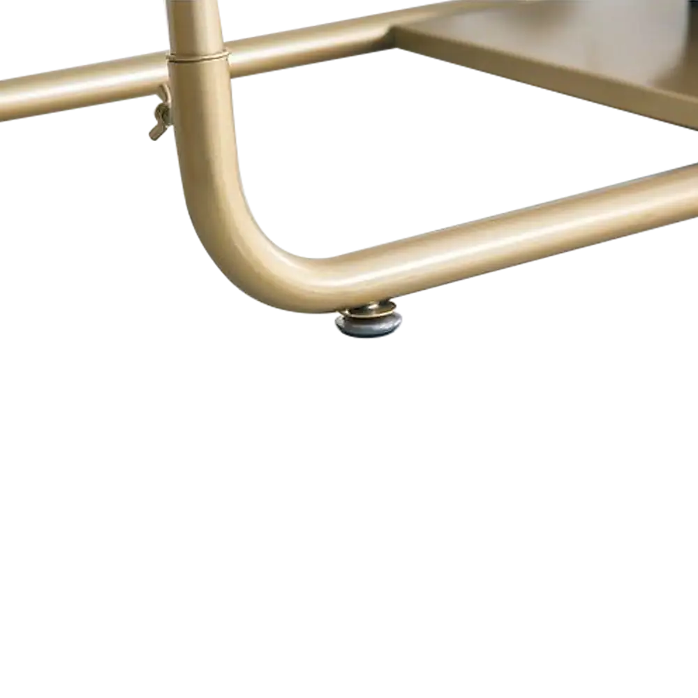 Gold Clothing Retail Shop Commercial Garment Display Rack - Furniture > Office
