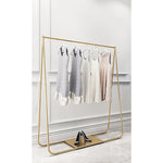 Gold Clothing Retail Shop Commercial Garment Display Rack - Furniture > Office