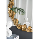 GOLD LEAF DESIGNER WALL MIRROR - Home & Garden > Decor > Mirrors