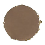 GOLD LEAF DESIGNER WALL MIRROR - Home & Garden > Decor > Mirrors