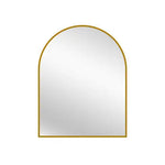 Gold Metal Arch Mirror - Small 80cm x 100cm - Home & Garden > Decor > Mirrors