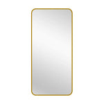 Gold Metal Rectangle Mirror - Medium 80cm x 170cm - Home & Garden > Decor