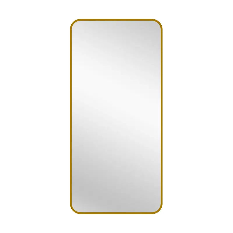 Gold Metal Rectangle Mirror - Medium 80cm x 170cm - Home & Garden > Decor
