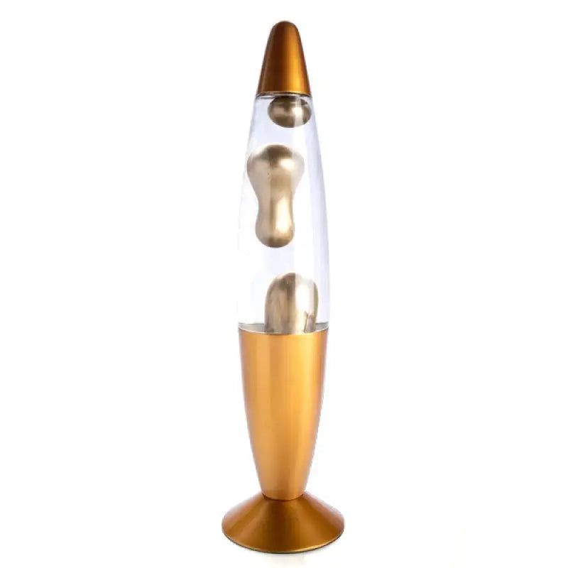 Gold Metallic Magma Motion Lamp - Home & Garden > Lighting