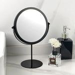 Gold Rotating Tabletop Makeup Mirror - 360º Swivel Vanity Mirror for Bedroom & Desk - Home & Garden > Decor > Mirrors