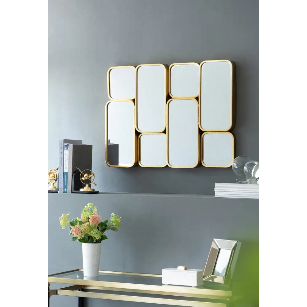GOLDEN EYE WALL MIRROR - Home & Garden > Decor > Mirrors
