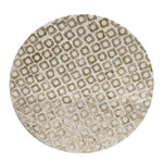 GOLDIE CIRCULAR MOTHER OF PEARL STOOL/SIDE TABLE - Furniture > Living Room > Side Tables
