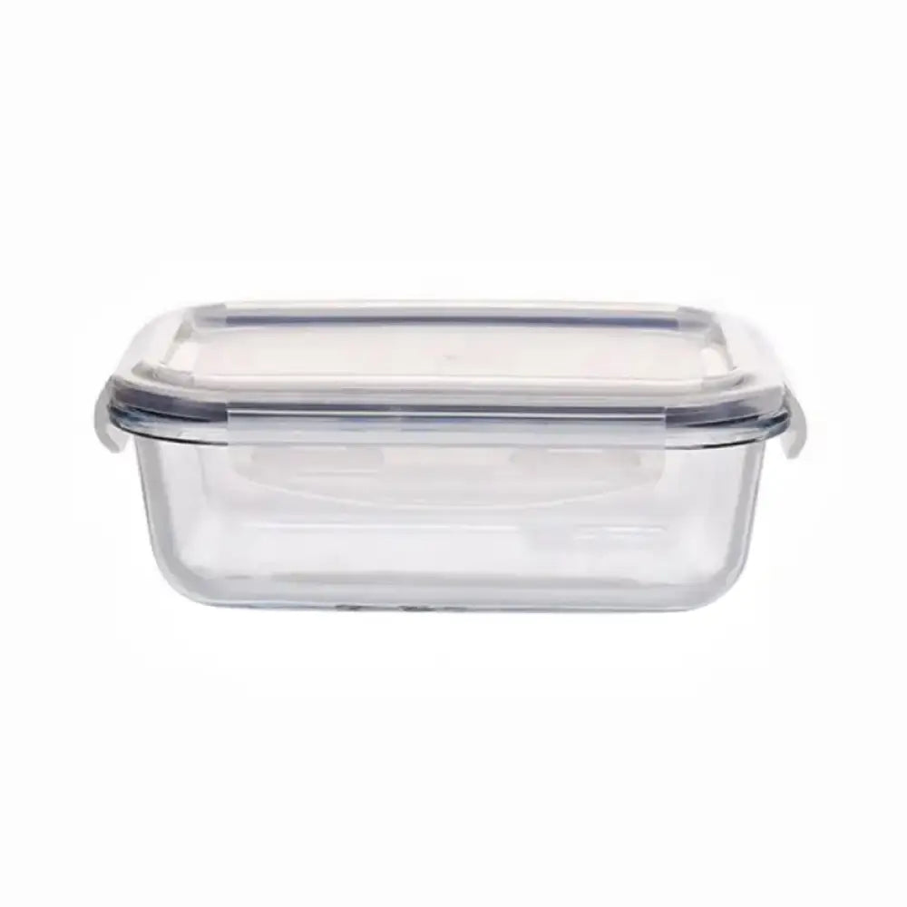 GOMINIMO 10 Pack Rectangular Airtight Food Storage Container Set (Transparent and Black) GO-STO-104-ZG - Home & Garden
