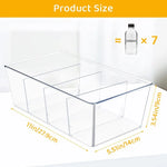 GOMINIMO 2 Pack Storage Bin with Divider GO-STB-103-HLT - Home & Garden > Storage