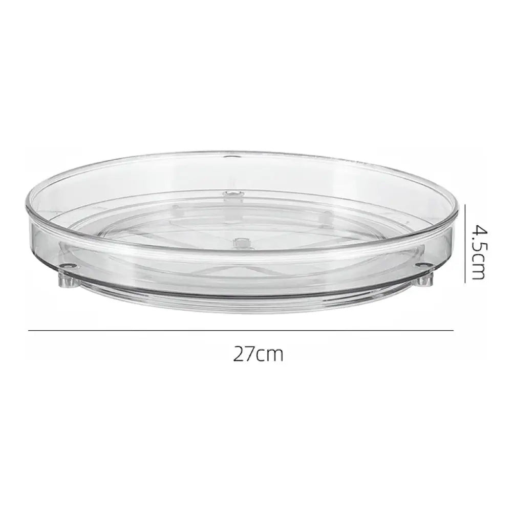 GOMINIMO 2 Tier Turntable Cabinet Organizer (Transparent) GO-TCO-100-BL - Home & Garden > Storage