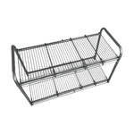 GOMINIMO 2 Tier Under Sink Expandable Shelf Organizer with Removable Steel Panels (Silver) GO-USO-101-CJ - Home &