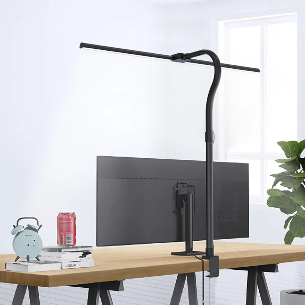 GOMINIMO 24W Double Head LED Desk Lamp with 5 Color Modes (Black)GO-SDL-102-YS - Home & Garden > Lighting