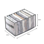 GOMINIMO 2PCS 9 Grids Wardrobe Clothes Organizer (Grey) - Home & Garden > Storage