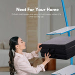 GOMINIMO 3 Fold Folding Mattress Single Dark Grey GO-FM-100-EON - Furniture > Mattresses