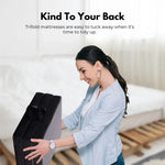 GOMINIMO 3 Fold Folding Mattress Single Dark Grey GO-FM-100-EON - Furniture > Mattresses