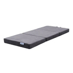 GOMINIMO 3 Fold Folding Mattress Single Light Grey GO-FM-101-EON - Furniture > Mattresses
