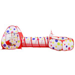 GOMINIMO 3 in 1 Mix Colour Dot Style Kids Play Tent GO-KT-114-LK - Baby & Kids > Kid’s Furniture