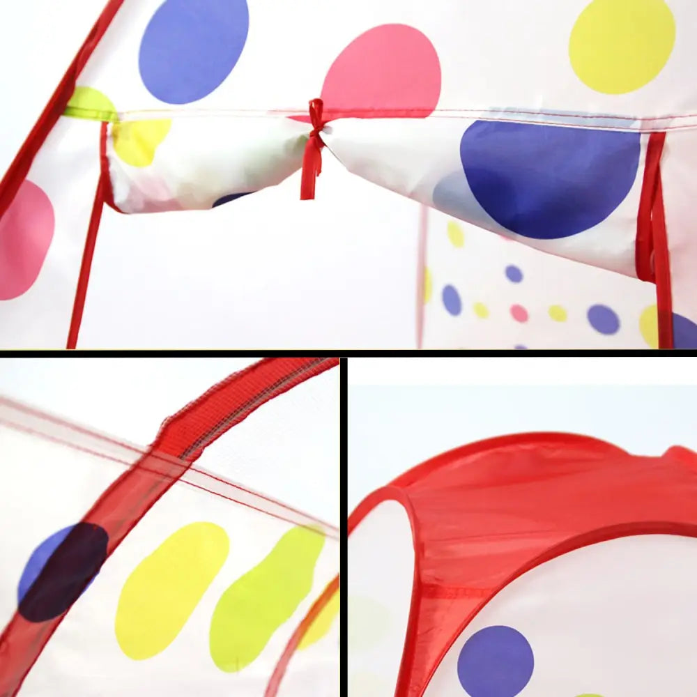 GOMINIMO 3 in 1 Mix Colour Dot Style Kids Play Tent GO-KT-114-LK - Baby & Kids > Kid’s Furniture