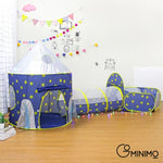 GOMINIMO 3 in 1 Sky Style Kids Play Tent with Carrying Bag (Blue and Yellow) GO-KT-100-LK - Baby & Kids > Kid’s