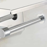 GOMINIMO 304 Stainless Steel Double Toilet Paper Roll Holder with Phone Shelf (Silver) - Home & Garden > Bathroom