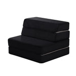 GOMINIMO 4 Fold Folding Mattress Black Air Mesh GO-FM-105-EON - Furniture > Mattresses