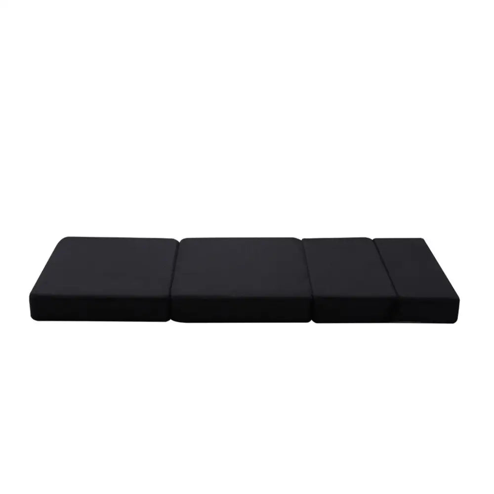 GOMINIMO 4 Fold Folding Mattress Black Air Mesh GO-FM-105-EON - Furniture > Mattresses