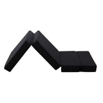 GOMINIMO 4 Fold Folding Mattress Black Air Mesh GO-FM-105-EON - Furniture > Mattresses