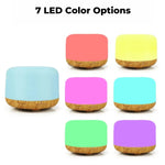 GOMINIMO 5 in1 LED Aromatherapy Essential Oil Diffuser 500ml (Wood Base) - Appliances > Aroma Diffusers & Humidifiers