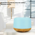 GOMINIMO 5 in1 LED Aromatherapy Essential Oil Diffuser 500ml (Wood Base) - Appliances > Aroma Diffusers & Humidifiers