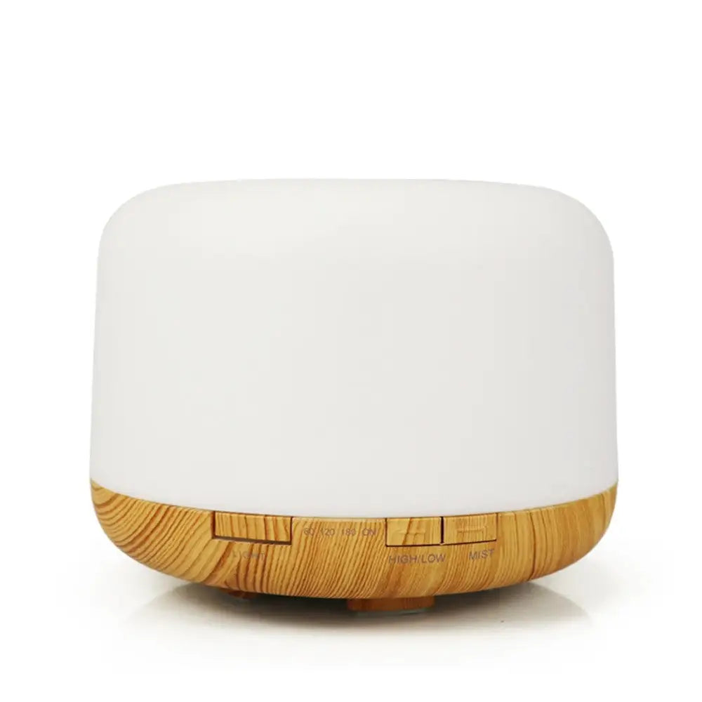 GOMINIMO 5 in1 LED Aromatherapy Essential Oil Diffuser 500ml (Wood Base) - Appliances > Aroma Diffusers & Humidifiers
