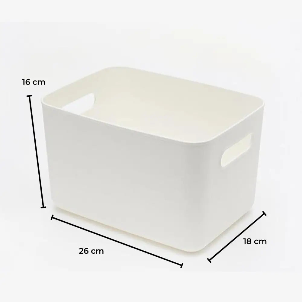 GOMINIMO 6 Pieces Plastic Storage Bins with 4 Lids (Beige)GO-SBI-100-CYP - Home & Garden > Storage