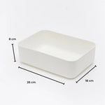 GOMINIMO 6 Pieces Plastic Storage Bins with 4 Lids (Beige)GO-SBI-100-CYP - Home & Garden > Storage