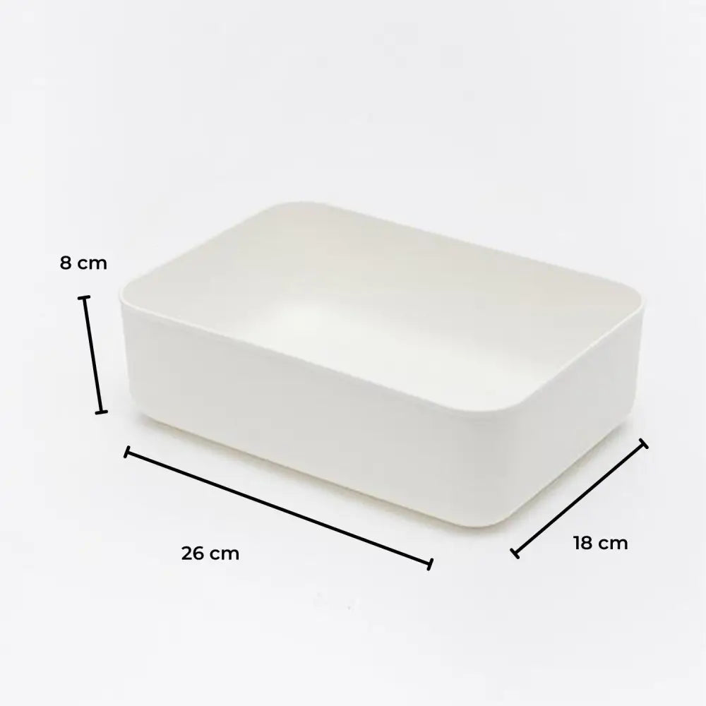 GOMINIMO 6 Pieces Plastic Storage Bins with 4 Lids (Beige)GO-SBI-100-CYP - Home & Garden > Storage