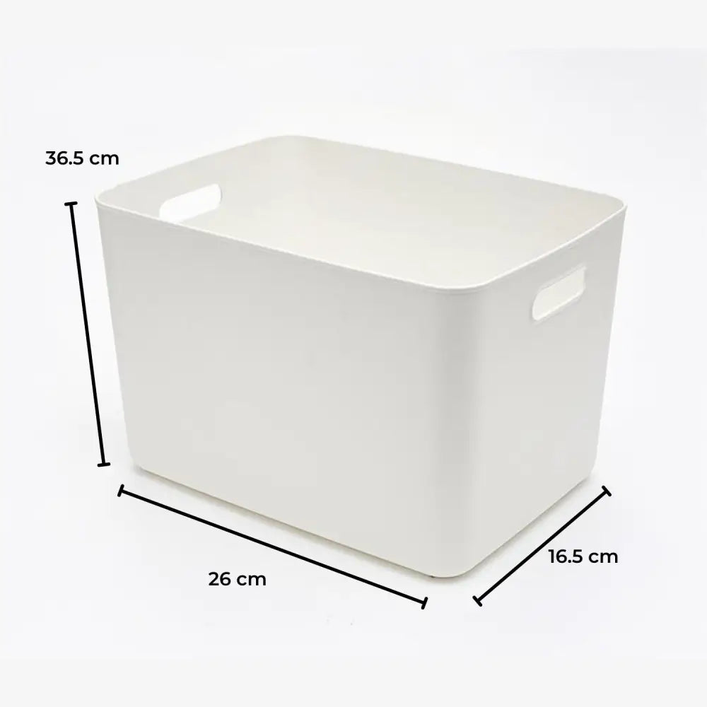 GOMINIMO 6 Pieces Plastic Storage Bins with 4 Lids (Beige)GO-SBI-100-CYP - Home & Garden > Storage