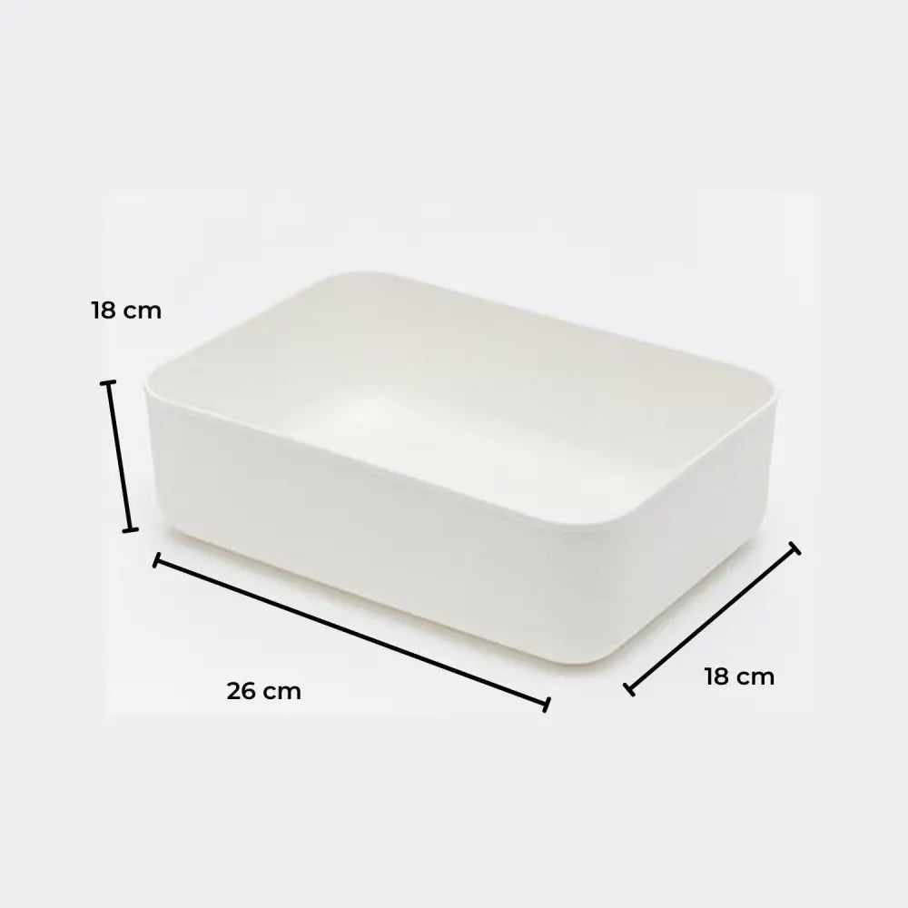 GOMINIMO 6 Pieces Plastic Storage Bins with 4 Lids (Beige)GO-SBI-100-CYP - Home & Garden > Storage