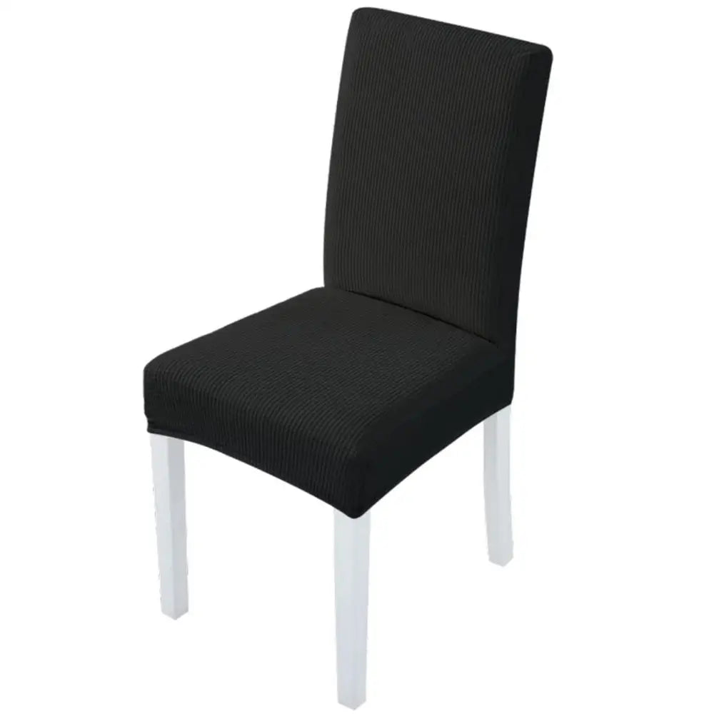 GOMINIMO 6pcs Dining Chair Slipcovers/ Protective Covers (Black) GO-DCS-102-RDT - Furniture > Dining