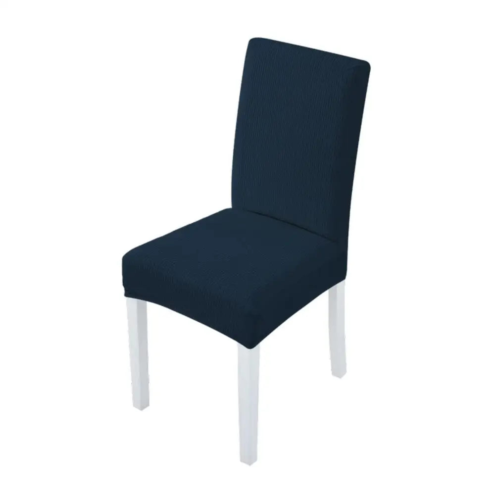 GOMINIMO 6pcs Dining Chair Slipcovers/ Protective Covers (Navy Blue) GO-DCS-107-RDT - Furniture > Dining