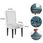 GOMINIMO 6pcs Dining Chair Slipcovers/ Protective Covers (Navy Blue) GO-DCS-107-RDT - Furniture > Dining