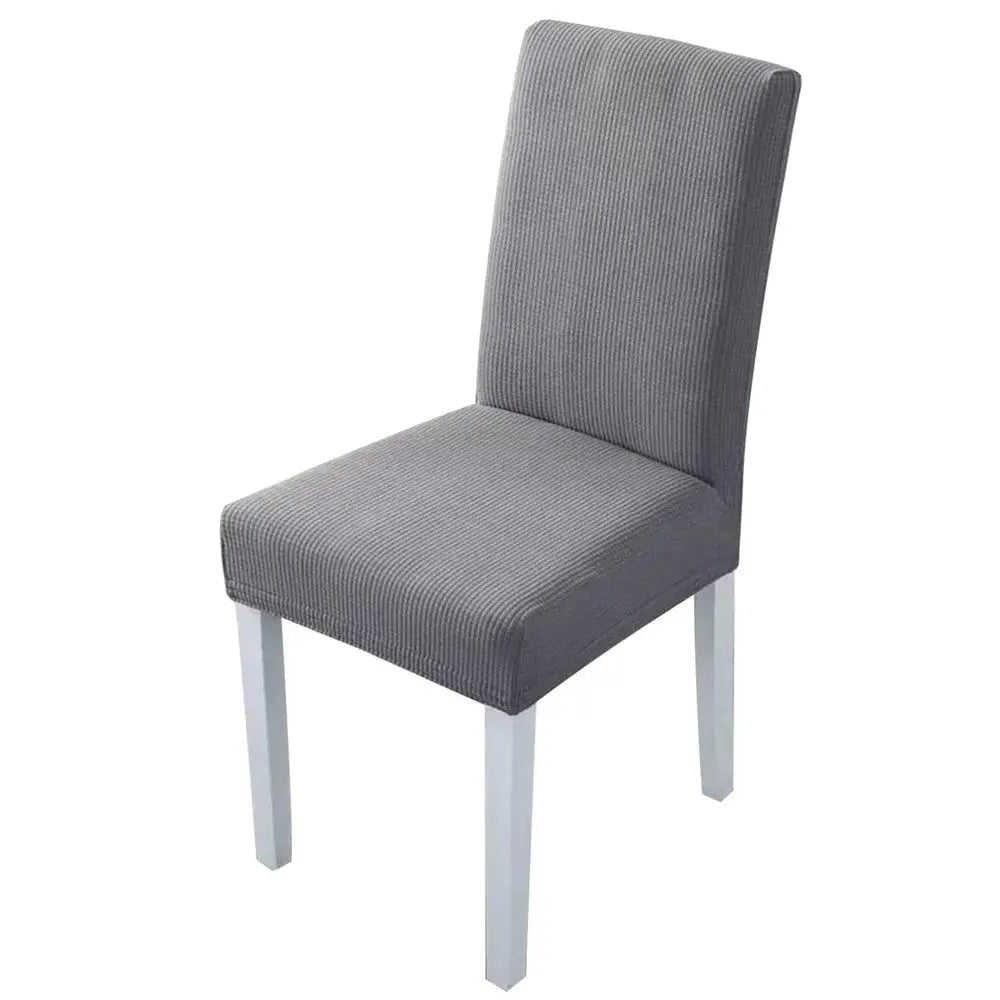 GOMINIMO 6pcs Dining Chair Slipcovers/ Protective Covers (Silver Grey) GO-DCS-100-RDT - Furniture > Dining