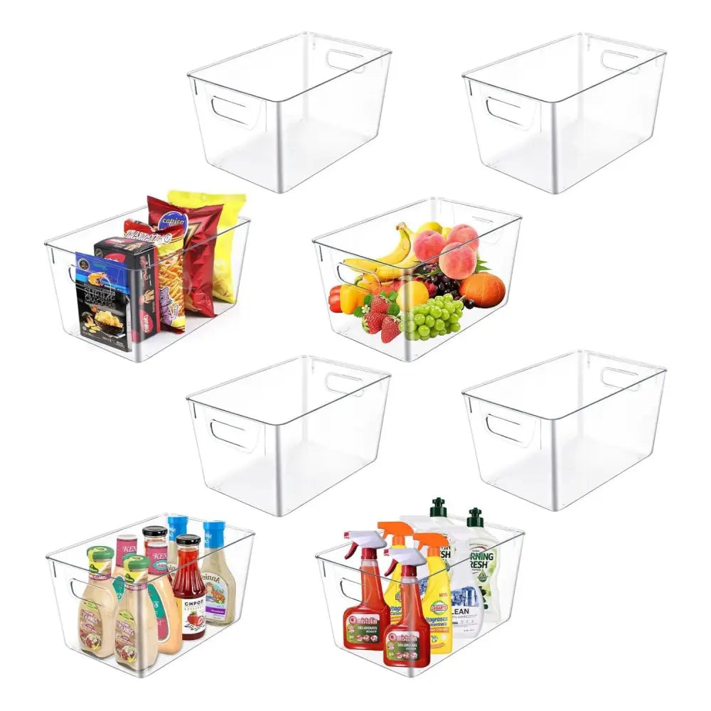 GOMINIMO 8 Pack Storage Bin GO-STB-102-HLT - Home & Garden > Storage