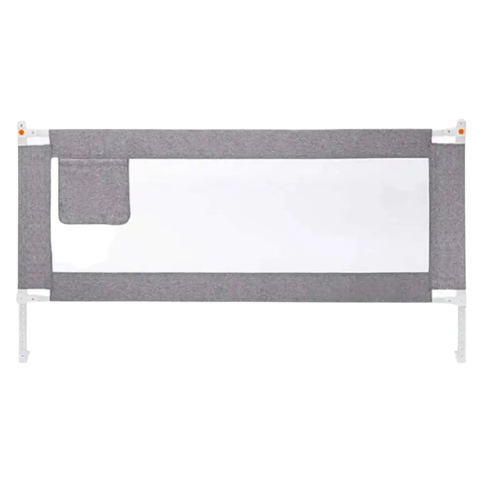 GOMINIMO 90CM Height Adjustable Folding Kids Safety Bed Rail (150X90CM Single Side 1 PCS Grey) GO-SBR-102-JL - Baby &