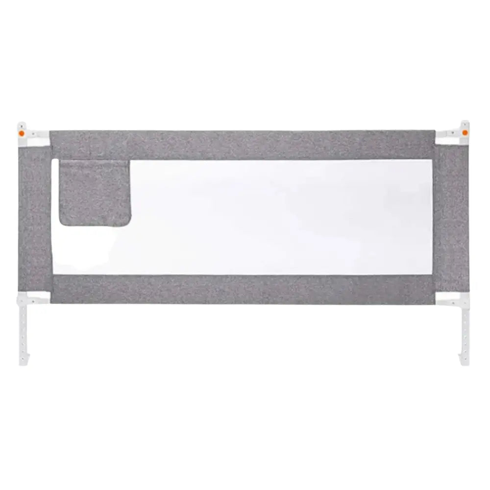 GOMINIMO 90CM Height Adjustable Folding Kids Safety Bed Rail (180X90CM Single Side 1 PCS Grey) GO-SBR-101-JL - Baby &