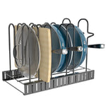 GOMINIMO Adjustable 8 Tier Pots and Pans Organizer with 3 DIY Methods GO-PPO-100-SF - Home & Garden > Kitchen Bins