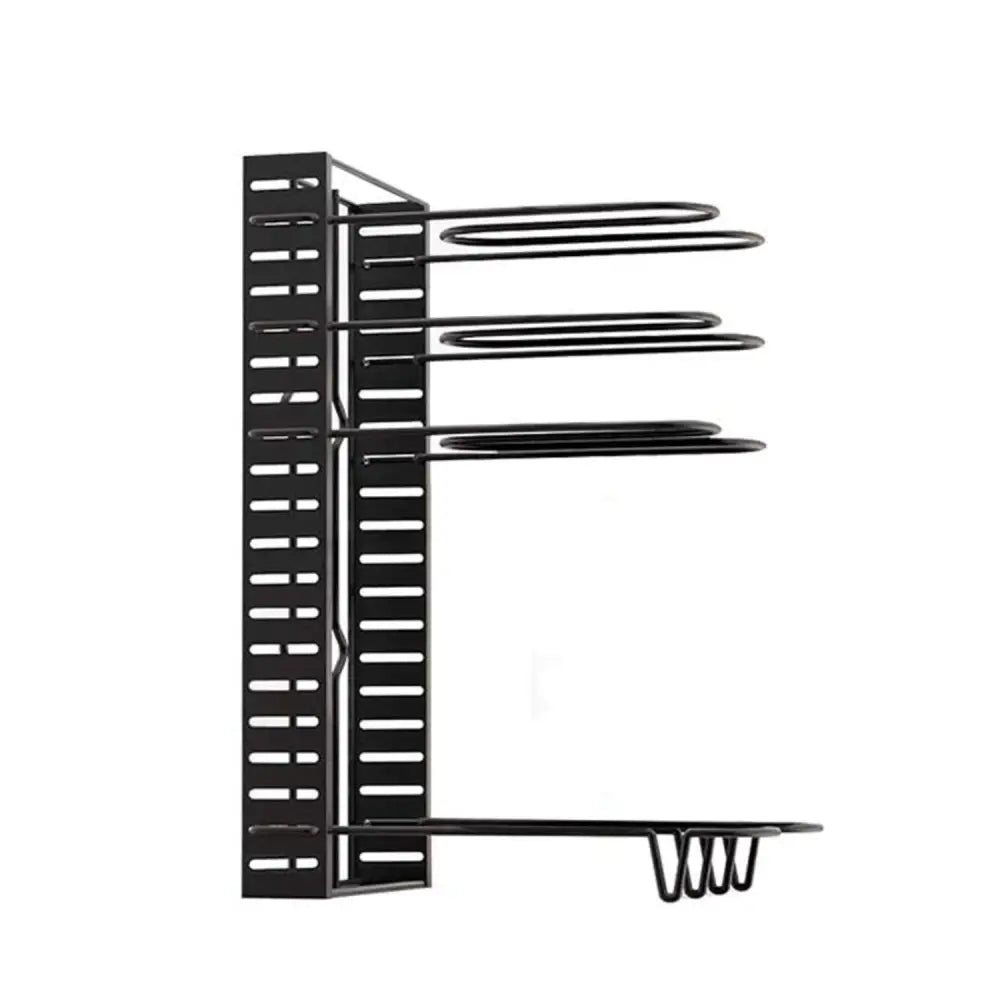 GOMINIMO Adjustable 8 Tier Pots and Pans Organizer with 3 DIY Methods GO-PPO-100-SF - Home & Garden > Kitchen Bins