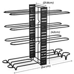 GOMINIMO Adjustable 8 Tier Pots and Pans Organizer with 3 DIY Methods GO-PPO-100-SF - Home & Garden > Kitchen Bins