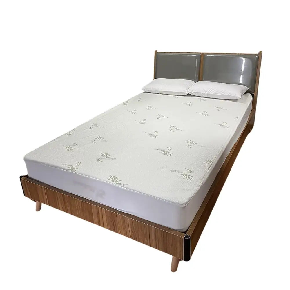 Gominimo Bamboo Jacquard Mattress Protector Double GO-MP-118-TC - Furniture > Mattresses