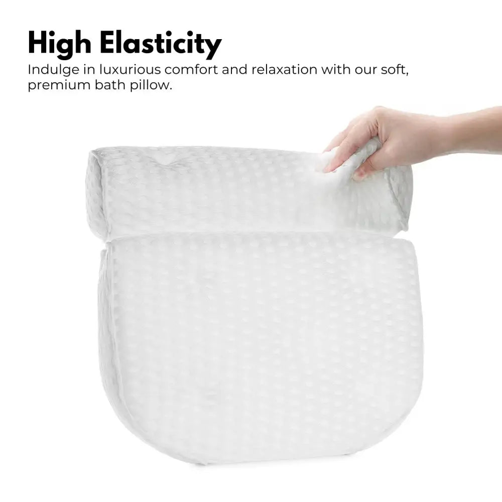 GOMINIMO Bathtub Spa Pillow with 4D Air Mesh and 7 Suction Cups - Home & Garden > Bedding > Pillows