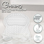 Gominimo Butterfly 4D Mesh Bathtub Pillow Spa 6 Suction Cups Breathable Cushion - Home & Garden > Bedding > Pillows